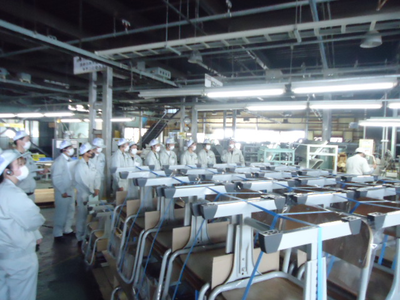 新入社員導入教育研修2日目【工場見学の様子パートⅡ】